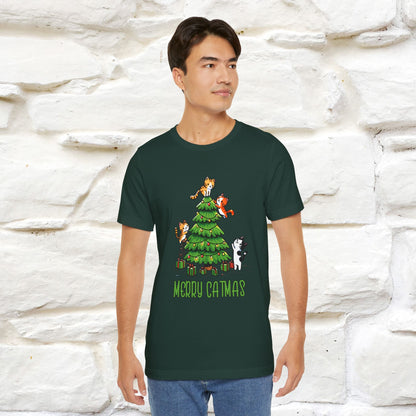 ''Merry Catmas'' | Cattitude Christmas Tee| Nunu&Miao Studio - Nunu&Miao Studio