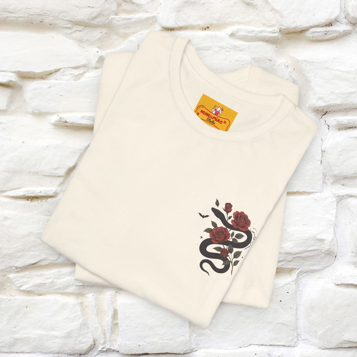"The Rose and The Snake " Halloween T-shirt |Nunu&Miao Studio