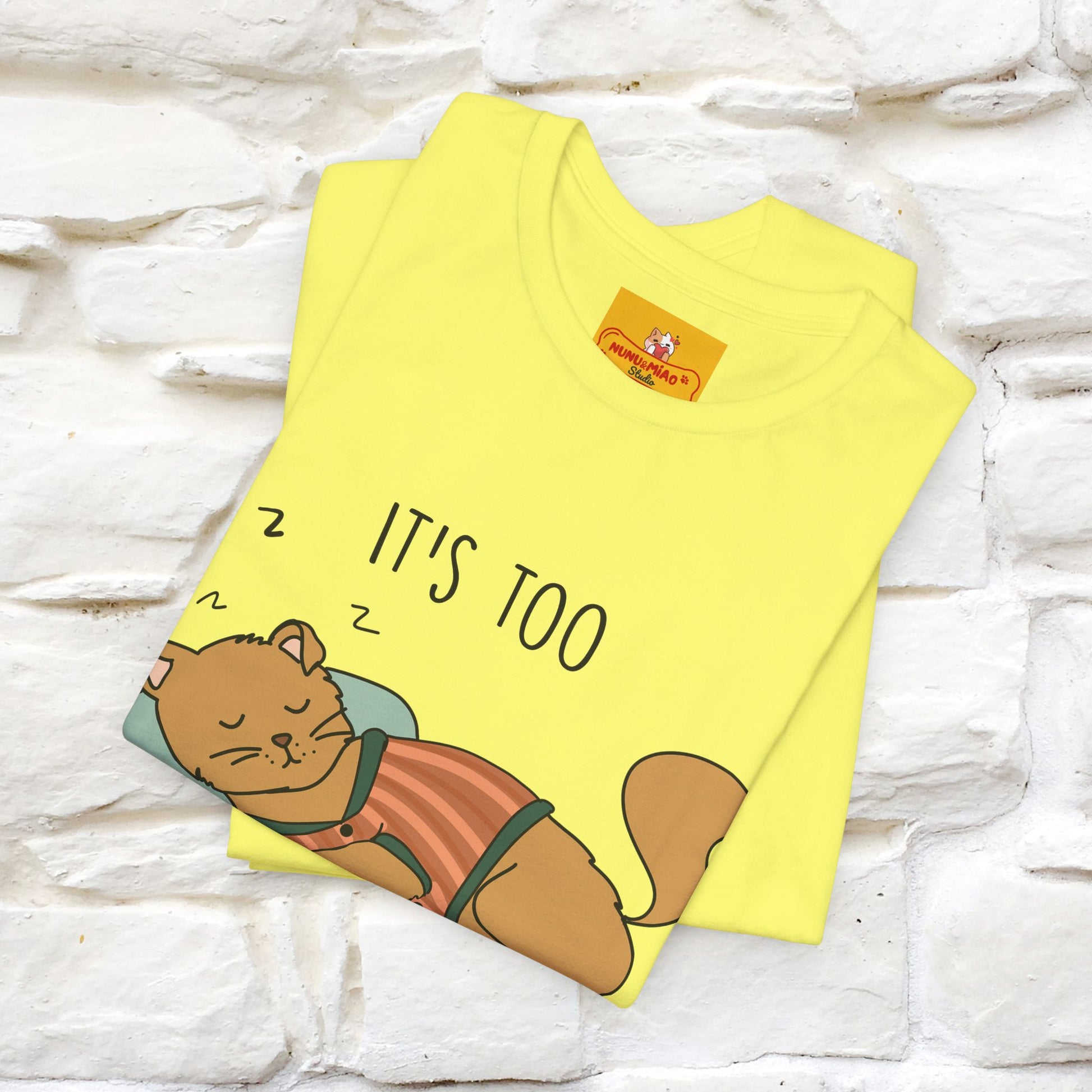 ''It’s Too Peopley Outside'' | Funny Cat T-Shirt | Nunu&Miao Studio - Nunu&Miao Studio