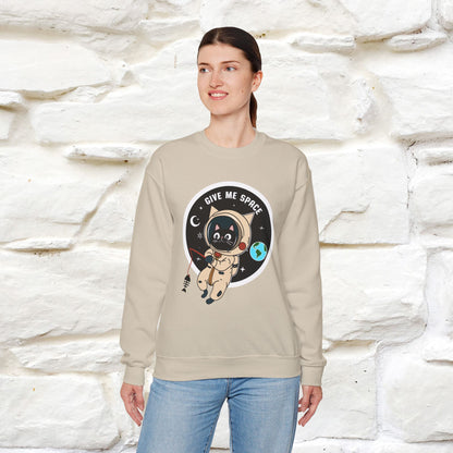 ''Give Me Space'' |Cat Sweatshirt | Nunu&Miao Studio