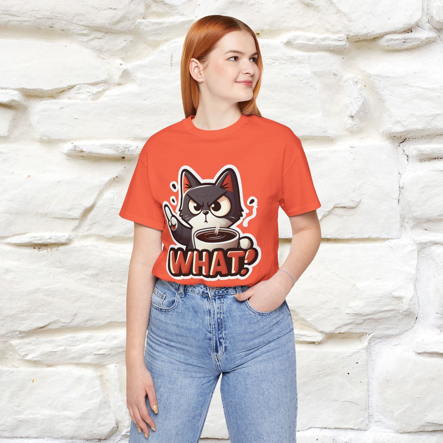 ''What !'' | Cat T-Shirt  | Nunu&Miao Studio - Nunu&Miao Studio