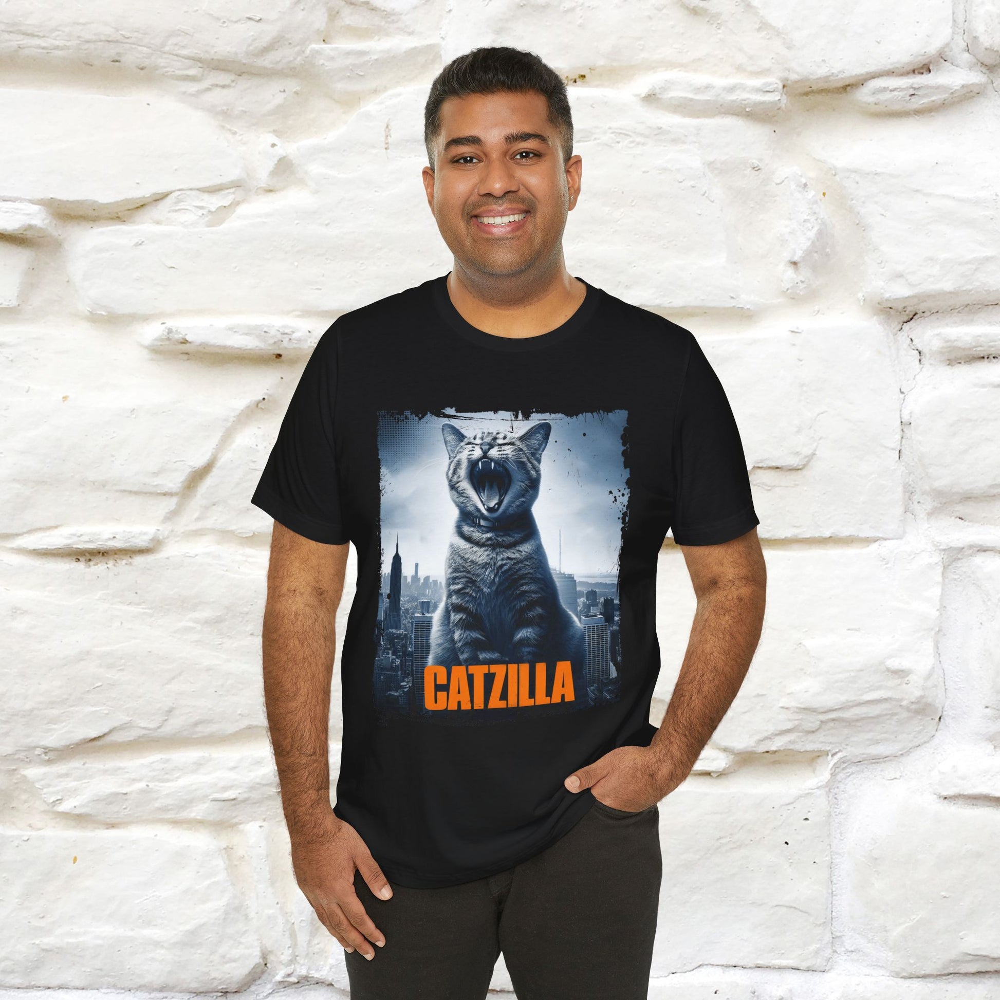 Catzilla T-Shirt | Cat T-Shirt | Nunu&Miao Studio - Nunu&Miao Studio