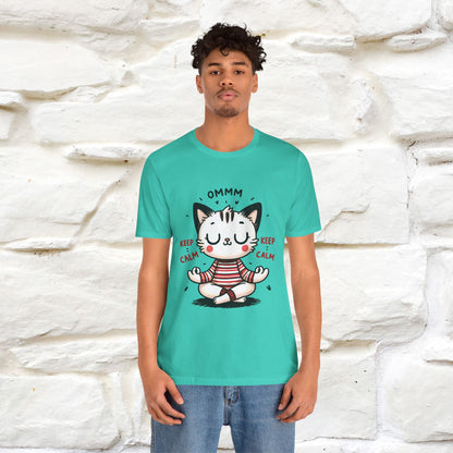 Ommm, Keep Calm | Relaxed Cat Shirt for Men & Women | 100% Cotton* - Nunu&Miao Studio