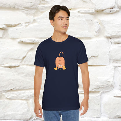 "Sometimes You Need to Look at Life from a Different Perspective" Cat T-Shirt | Front & Back Design | Nunu&Miao Studio