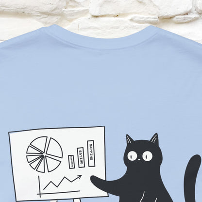 “Trust me, I’m statistically significant.”|  Cat T-Shirt | Front & Back Design | Nunu&Miao Studio