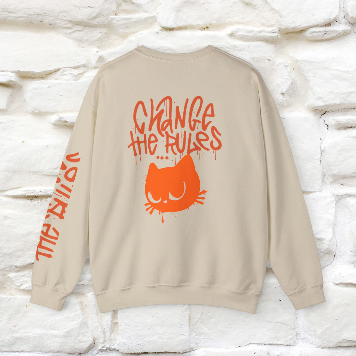 "Change The Rules'' |Cat Sweatshirt | Nunu&Miao Studio