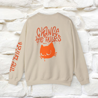 "Change The Rules'' |Cat Sweatshirt | Nunu&Miao Studio