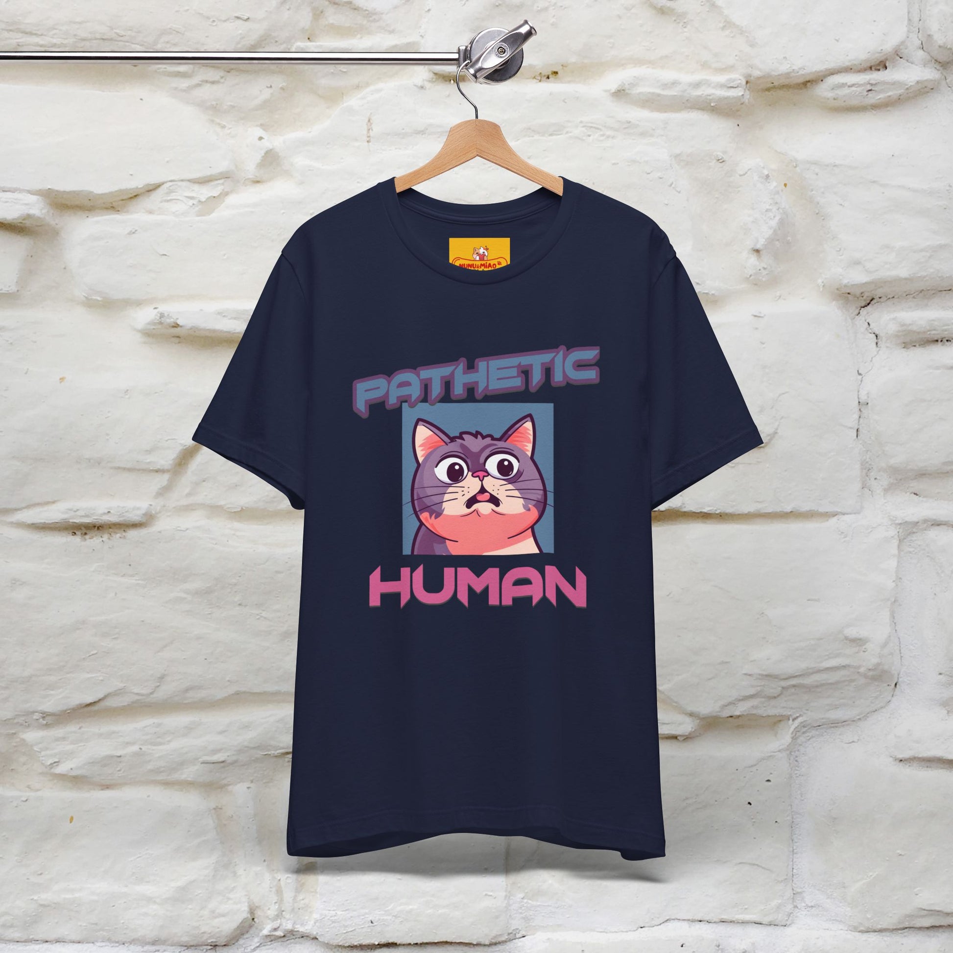 ''Pathetic Human'' | Funny Cat T-Shirt | Nunu&Miao Studio - Nunu&Miao Studio