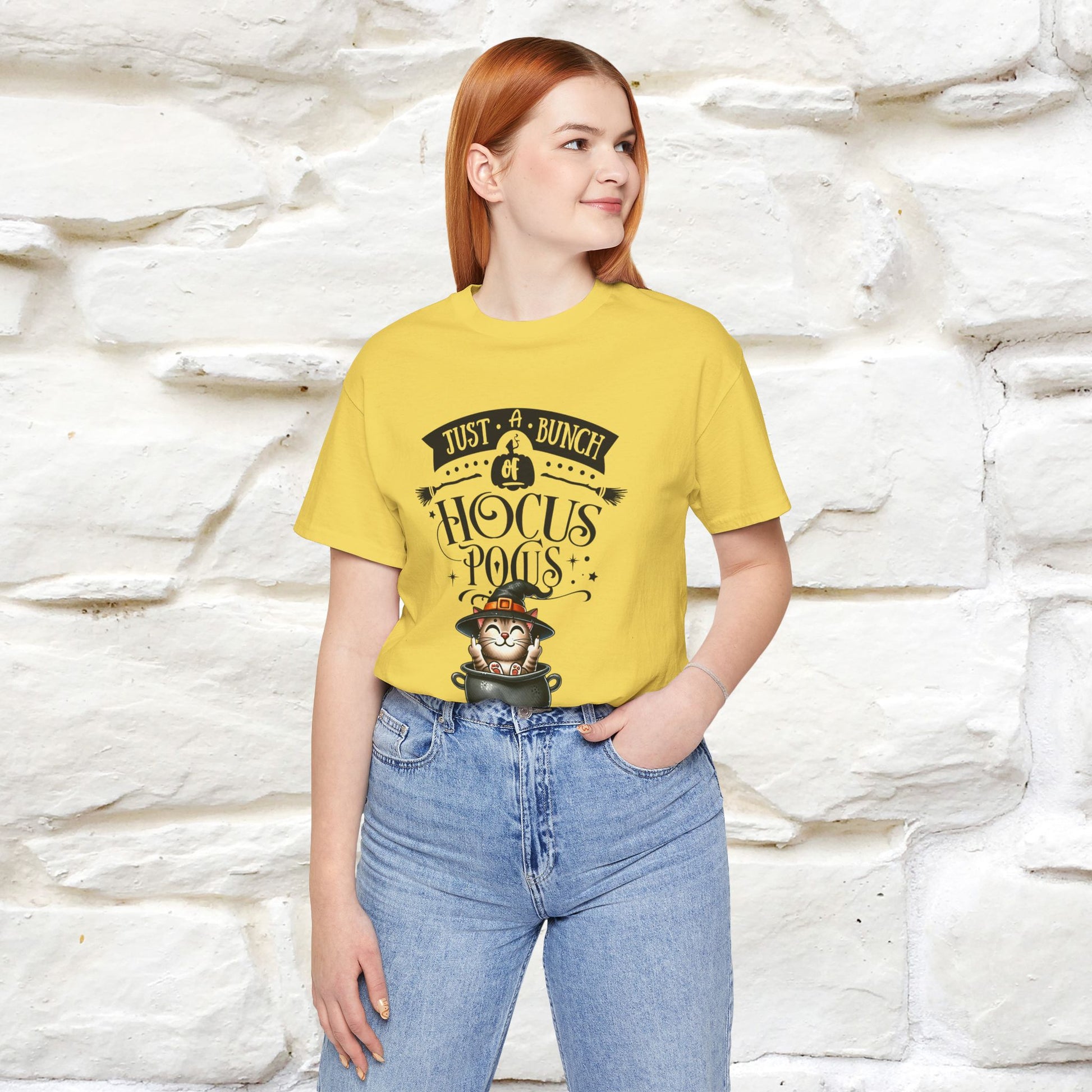 "Just A Bunch Of Hocus Pocus" Cat  T-shirt |Nunu&Miao Studio - Nunu&Miao Studio