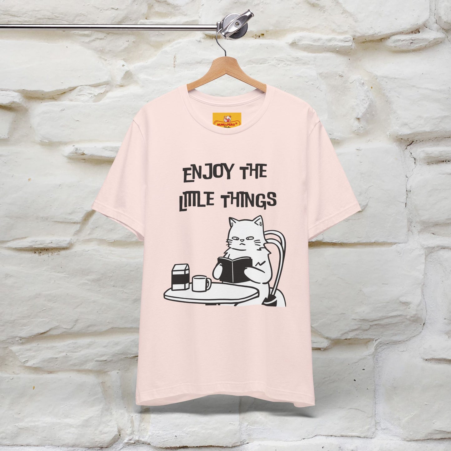 "Enjoy The Little Things." Cat T-Shirt | Nunu&Miao Studio
