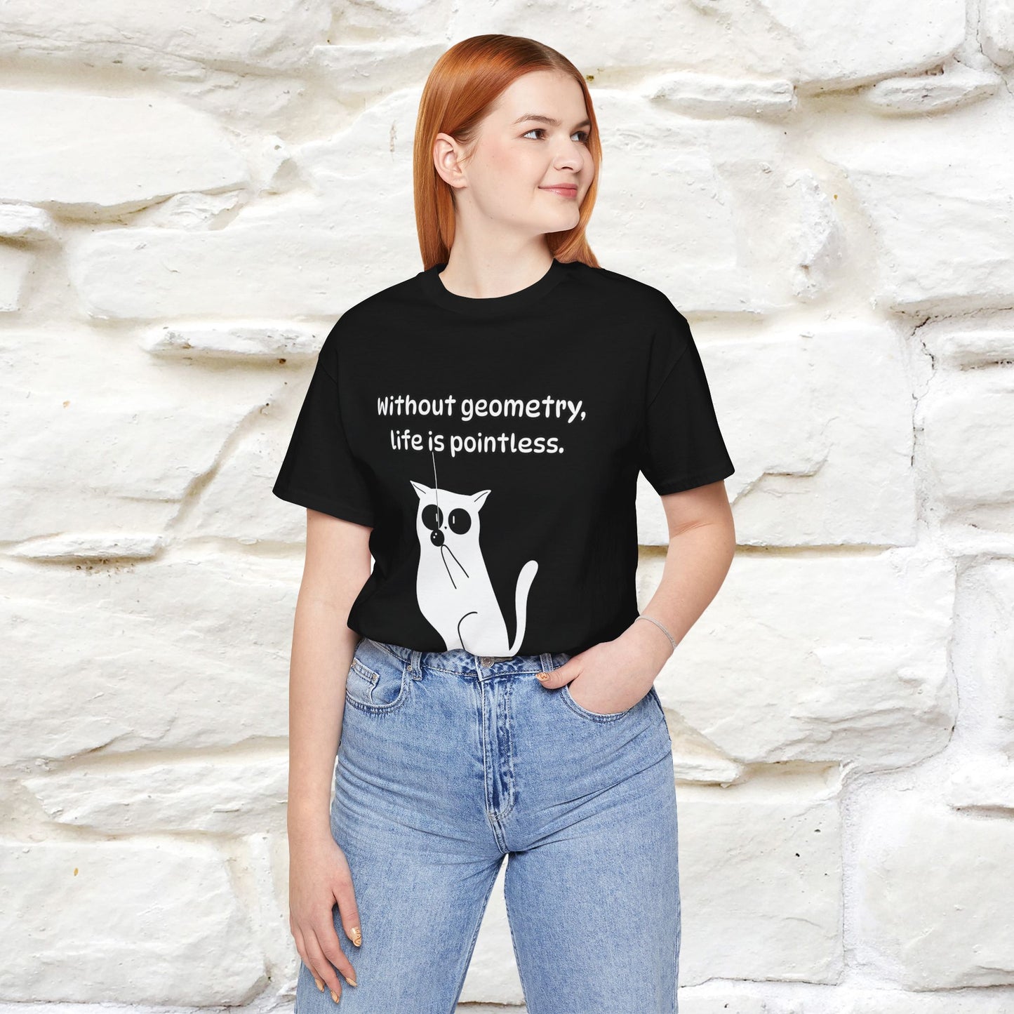 ''Without geometry, life is pointless.''| Funny T-Shirt | Nunu&Miao Studio