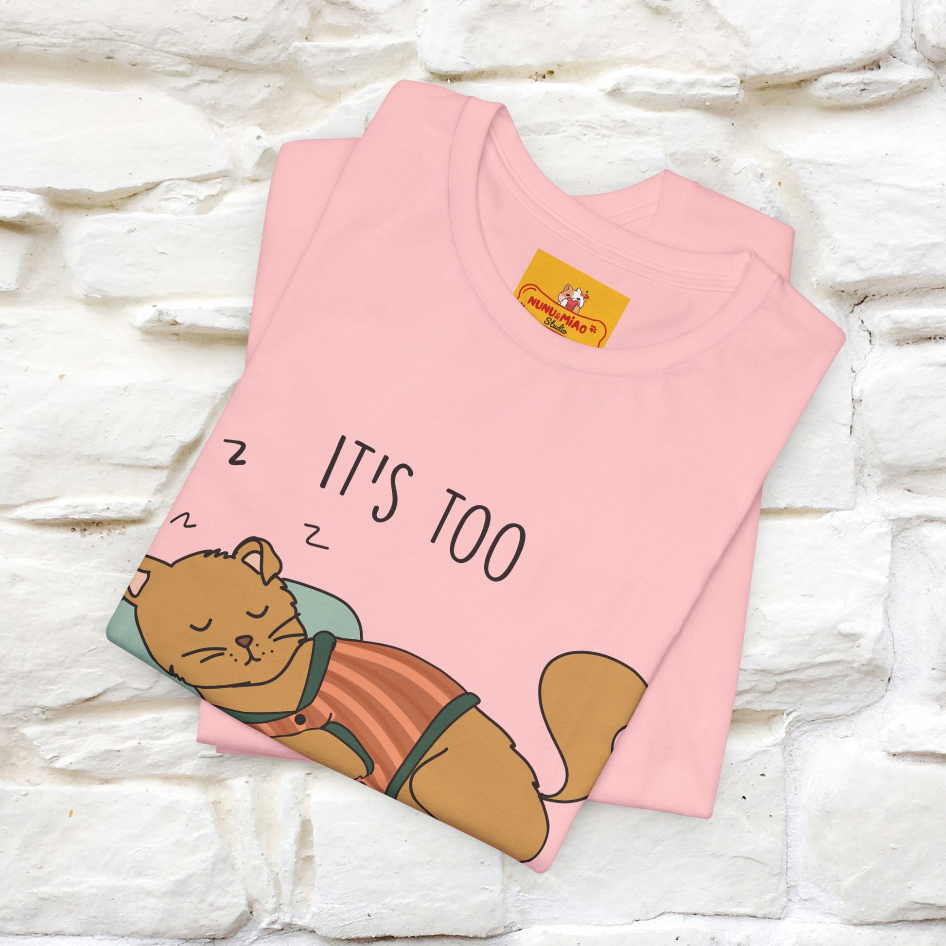 ''It’s Too Peopley Outside'' | Funny Cat T-Shirt | Nunu&Miao Studio - Nunu&Miao Studio