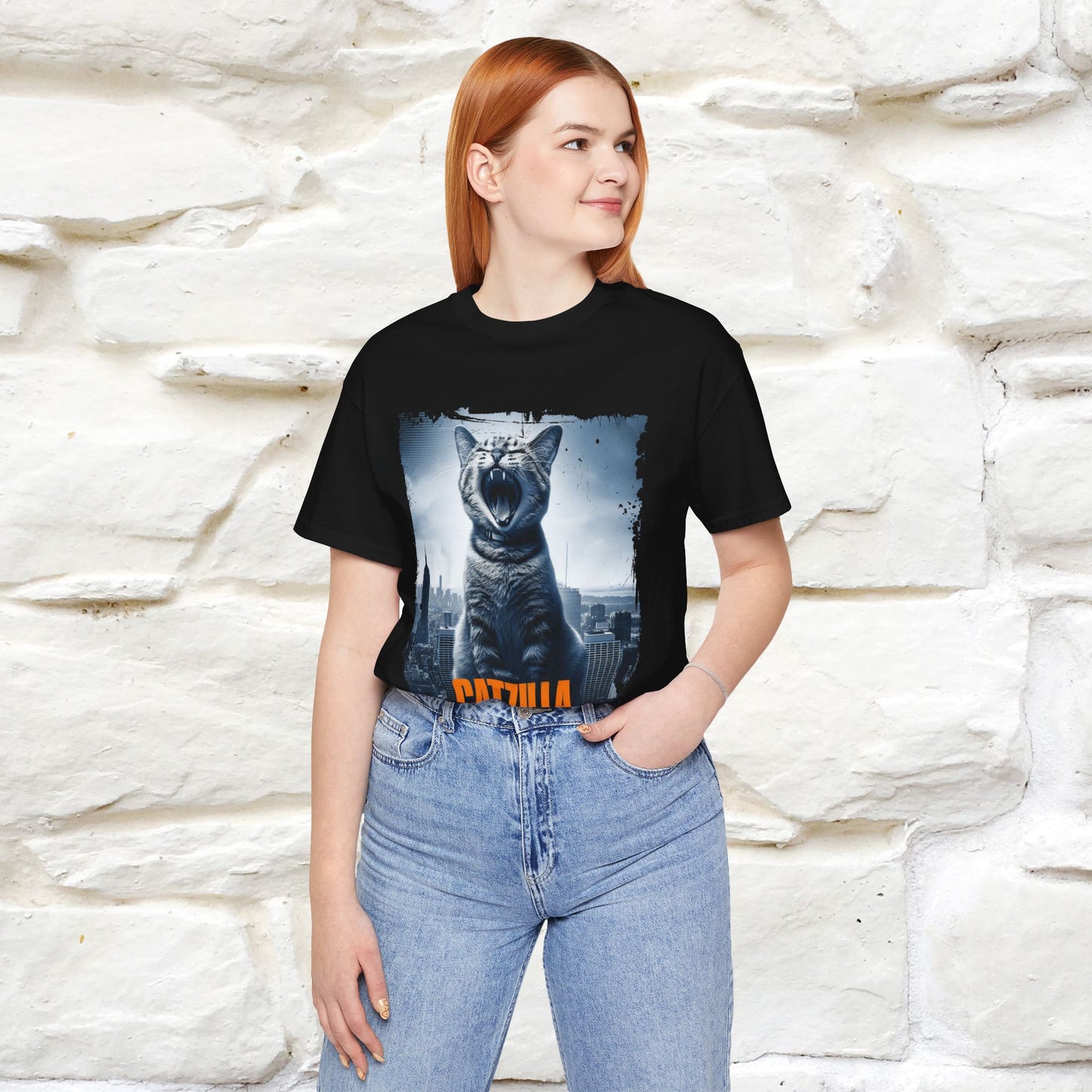 Catzilla T-Shirt | Cat T-Shirt | Nunu&Miao Studio - Nunu&Miao Studio