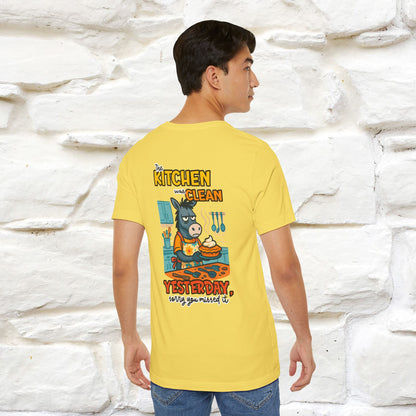 "The Kitchen Was Clean... " |Funny T-Shirt | Nunu&Miao Studio - Nunu&Miao Studio