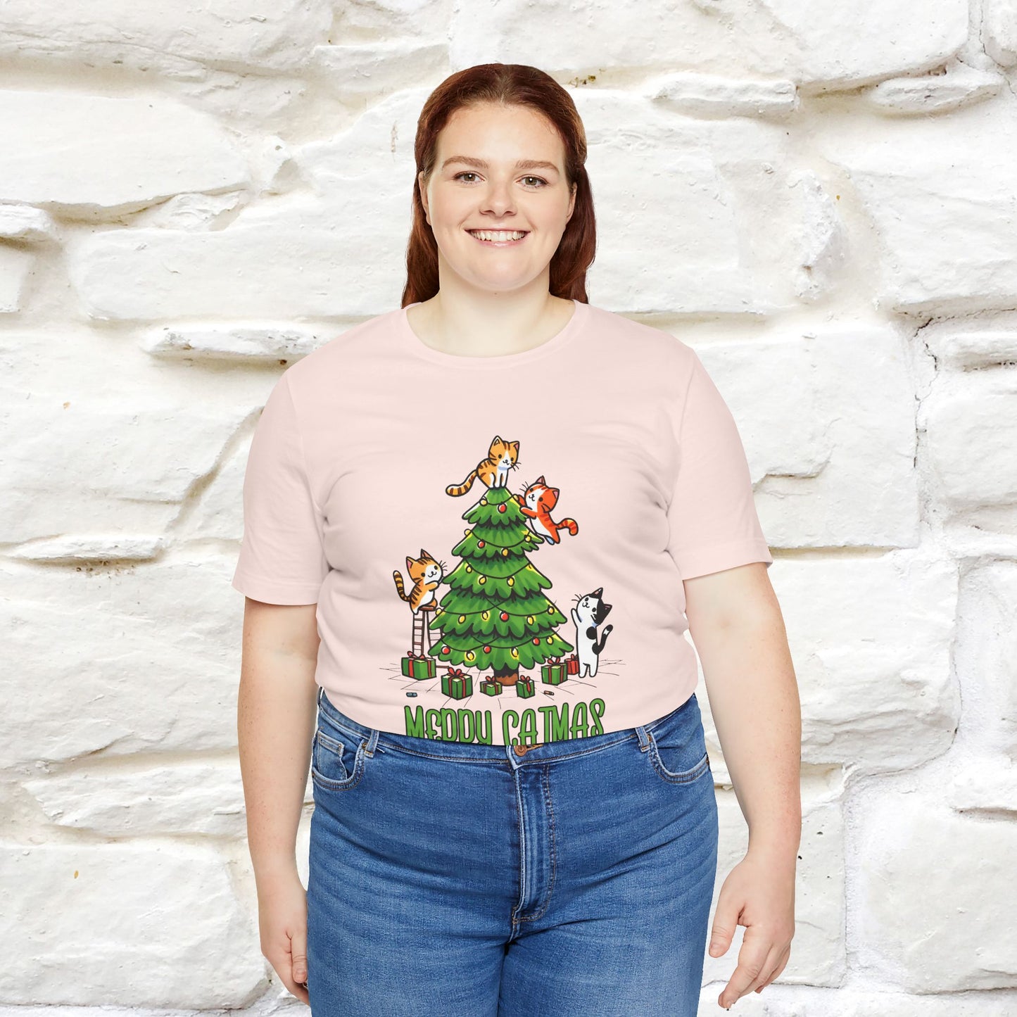 ''Merry Catmas'' | Cattitude Christmas Tee| Nunu&Miao Studio - Nunu&Miao Studio