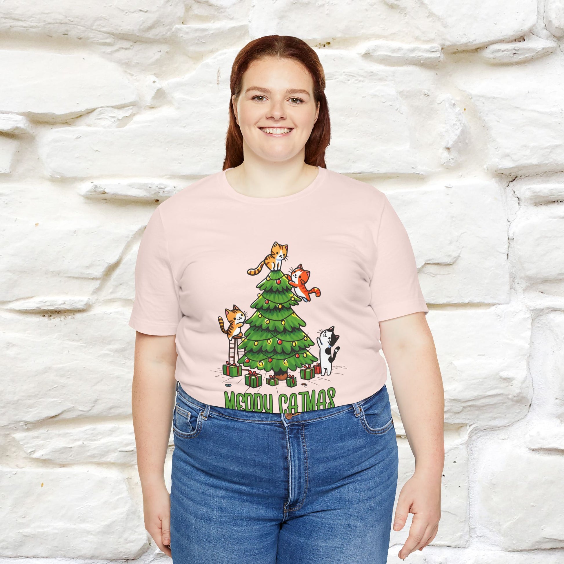 ''Merry Catmas'' | Cattitude Christmas Tee| Nunu&Miao Studio - Nunu&Miao Studio