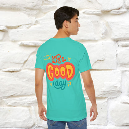""It's A Good Day" Cat T-Shirt| Front & Back Design | Nunu&Miao Studio - Nunu&Miao Studio