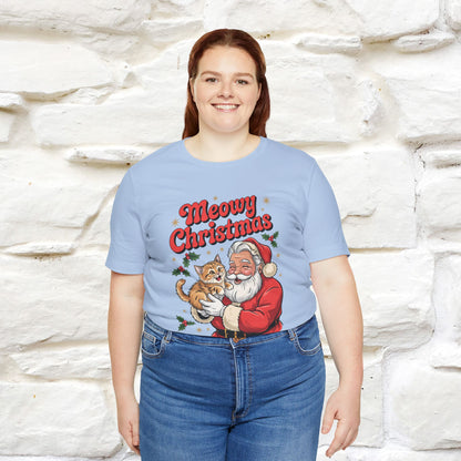 “Meowy Christmas” | Cat T-Shirt | Nunu&Miao Studio