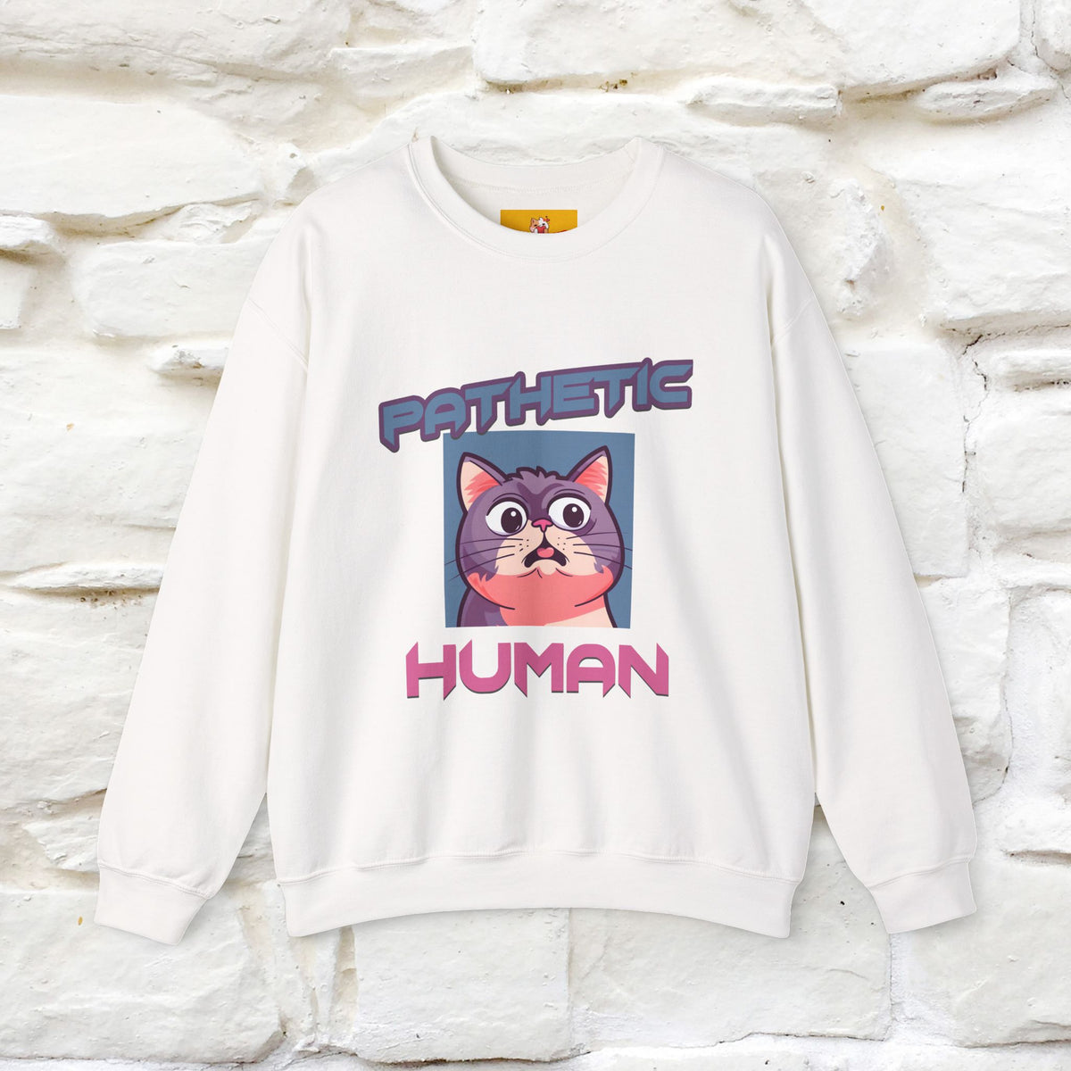 ''Pathetic Human'' |Cat Sweatshirt | Nunu&Miao Studio