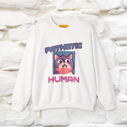 ''Pathetic Human'' |Cat Sweatshirt | Nunu&Miao Studio