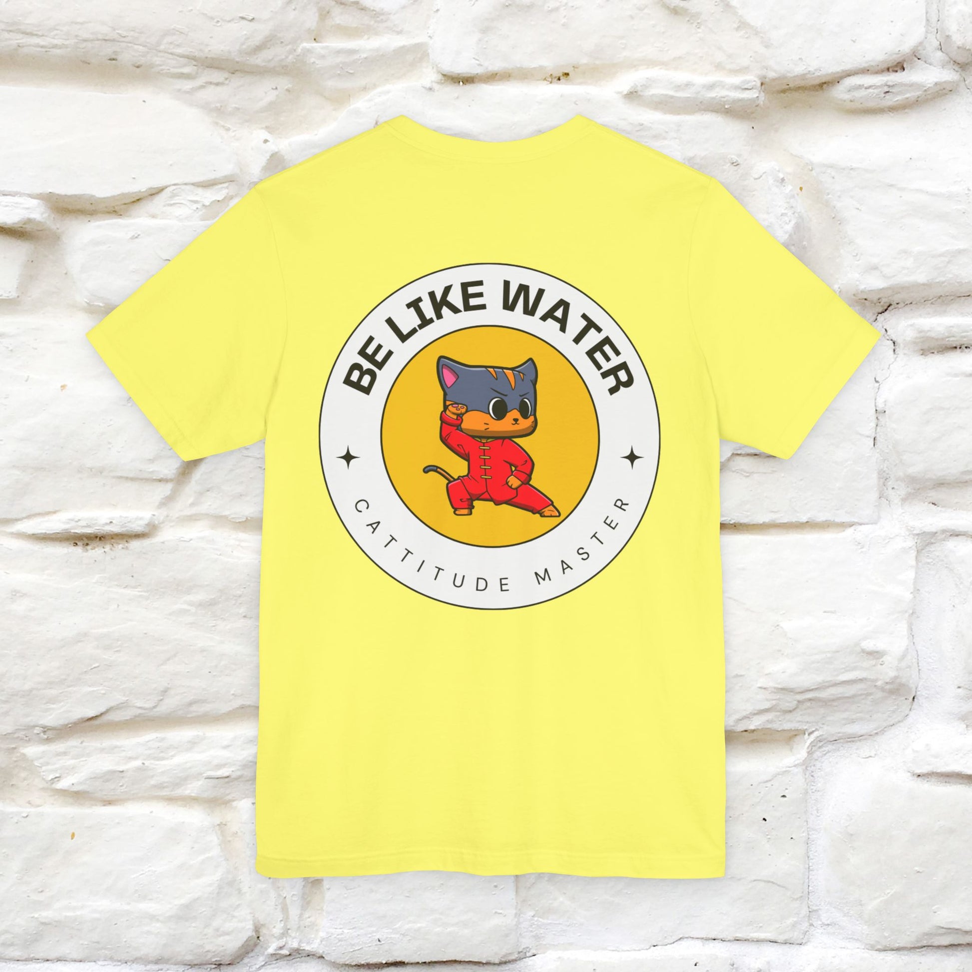 "Be Like Water: Cattitude Master | Cat T-Shirt |Nunu&Miao Studio - Nunu&Miao Studio