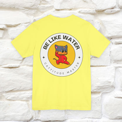 "Be Like Water: Cattitude Master | Cat T-Shirt |Nunu&Miao Studio - Nunu&Miao Studio