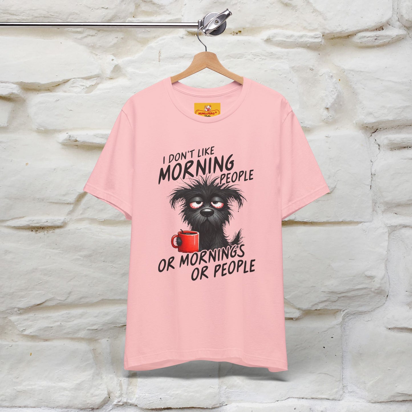 "I Don't Like Morning People..." Funny T-shirt |Nunu&Miao Studio - Nunu&Miao Studio