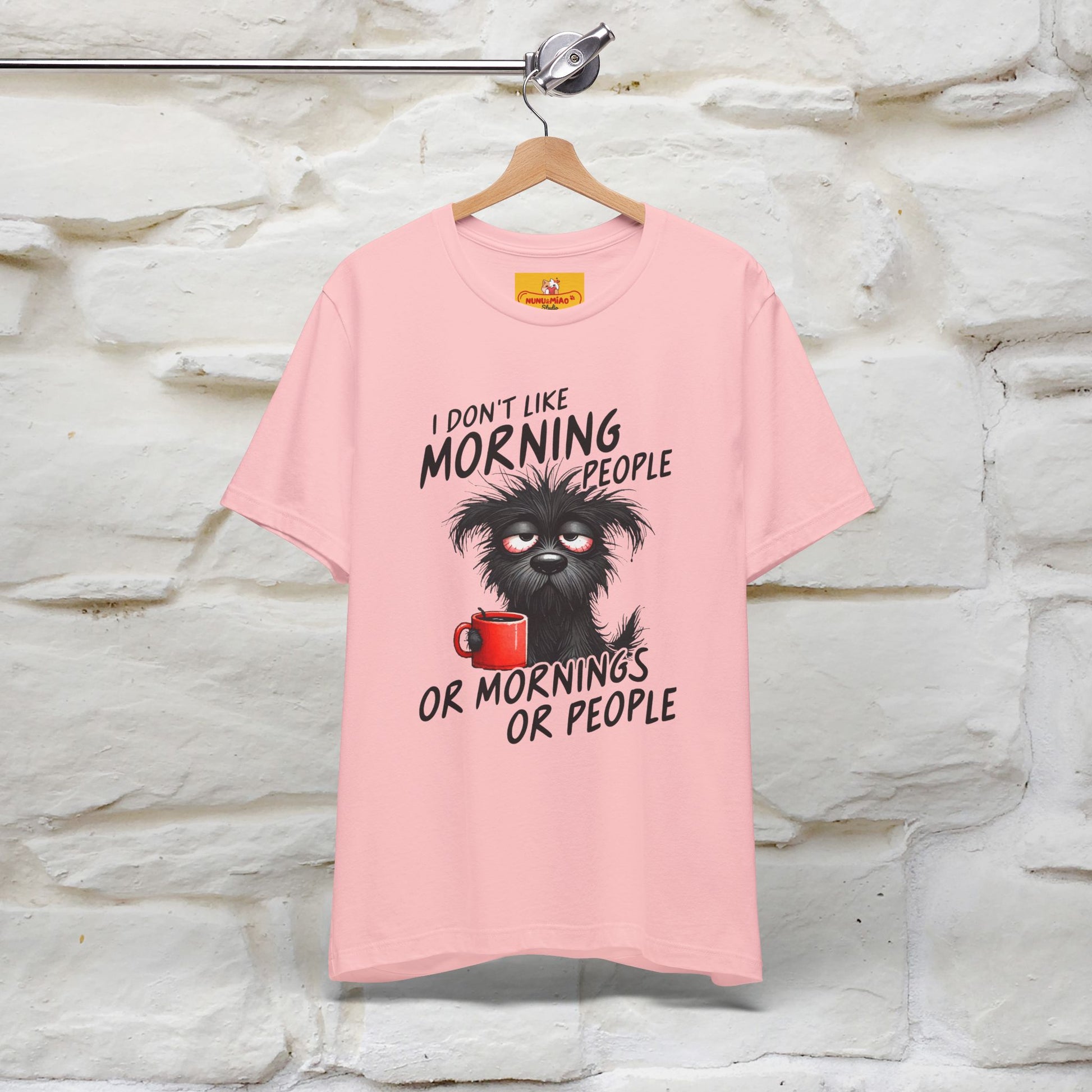 "I Don't Like Morning People..." Funny T-shirt |Nunu&Miao Studio - Nunu&Miao Studio