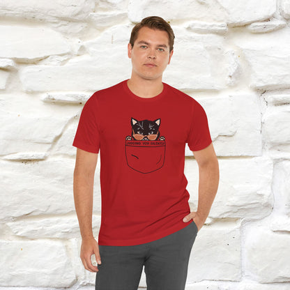 ''Judging You Silently'' | Cat T-Shirt for Men | Nunu&Miao Studio - Nunu&Miao Studio