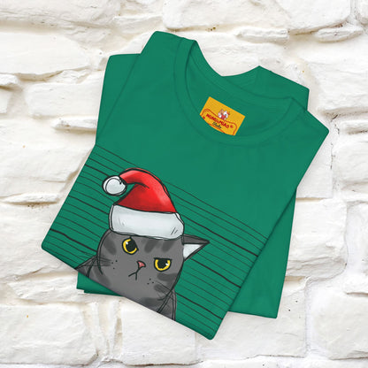 "I Knocked Over The Christmas Tree " |Funny Cat T-Shirt | Nunu&Miao Studio
