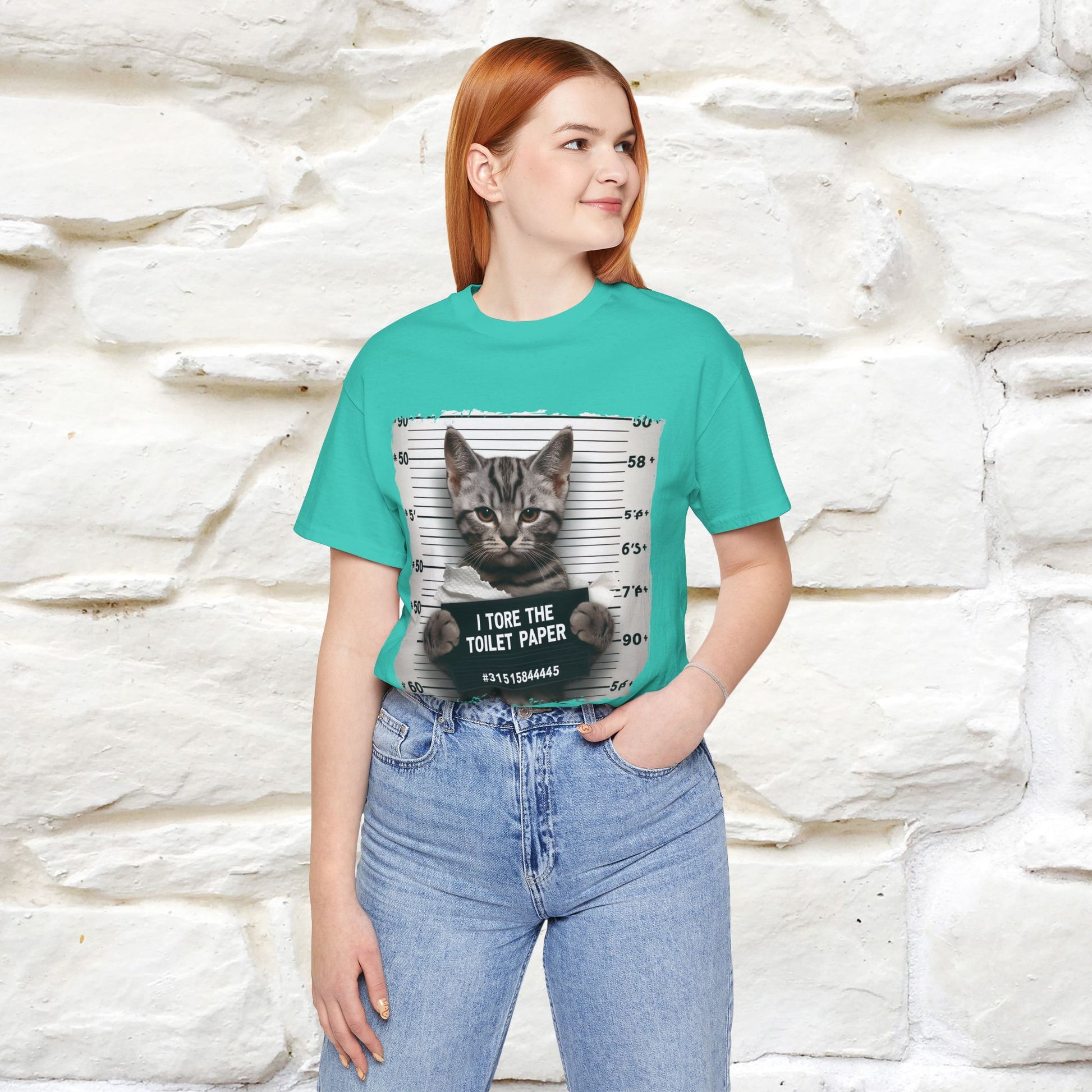 ''I Tore The Toilet Paper'' | Funny Cat T-Shirt | Nunu&Miao Studio - Nunu&Miao Studio