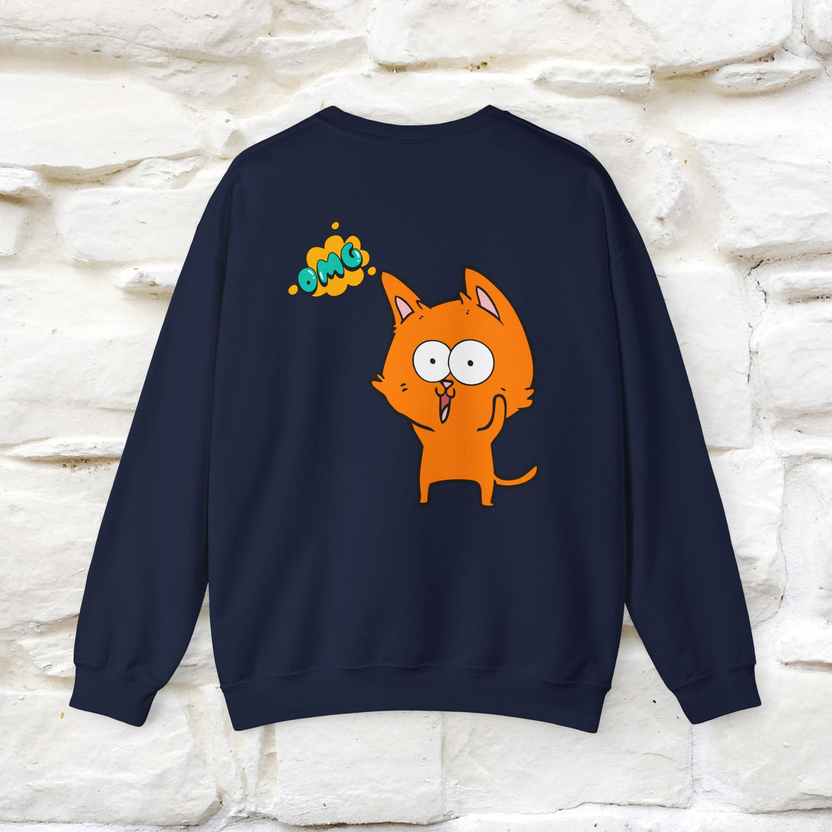 "OMG'' |Cat Sweatshirt | Nunu&Miao Studio