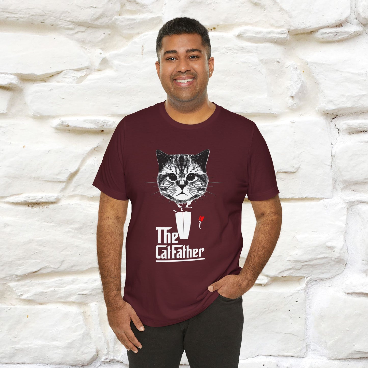 ''The Cat Father T-Shirt''| Iconic Cat Lover Tee | Nunu&Miao Studio - Nunu&Miao Studio