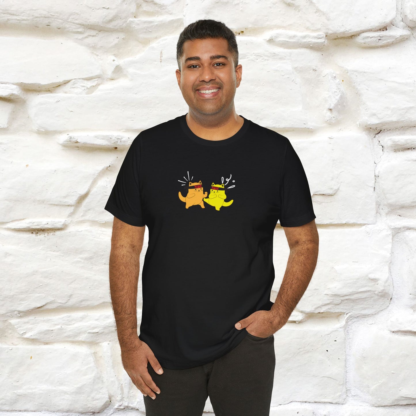 "You Have the Power to Protect Your Peace" Cat T-Shirt| Front & Back Design | Nunu&Miao Studio - Nunu&Miao Studio