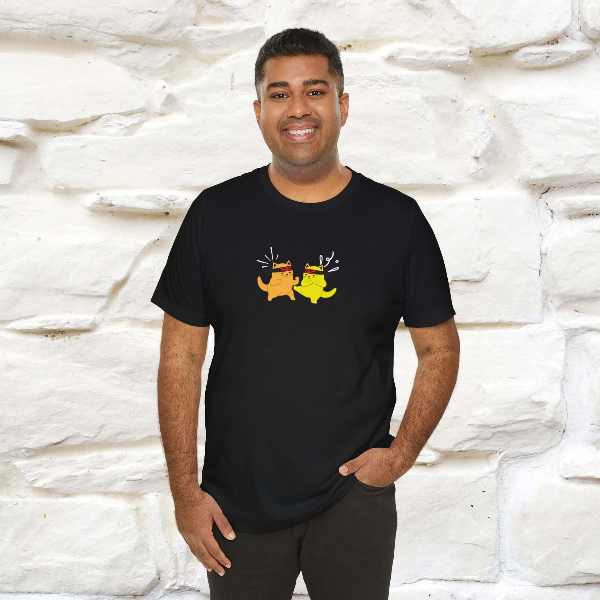 "You Have the Power to Protect Your Peace" Cat T-Shirt| Front & Back Design | Nunu&Miao Studio - Nunu&Miao Studio