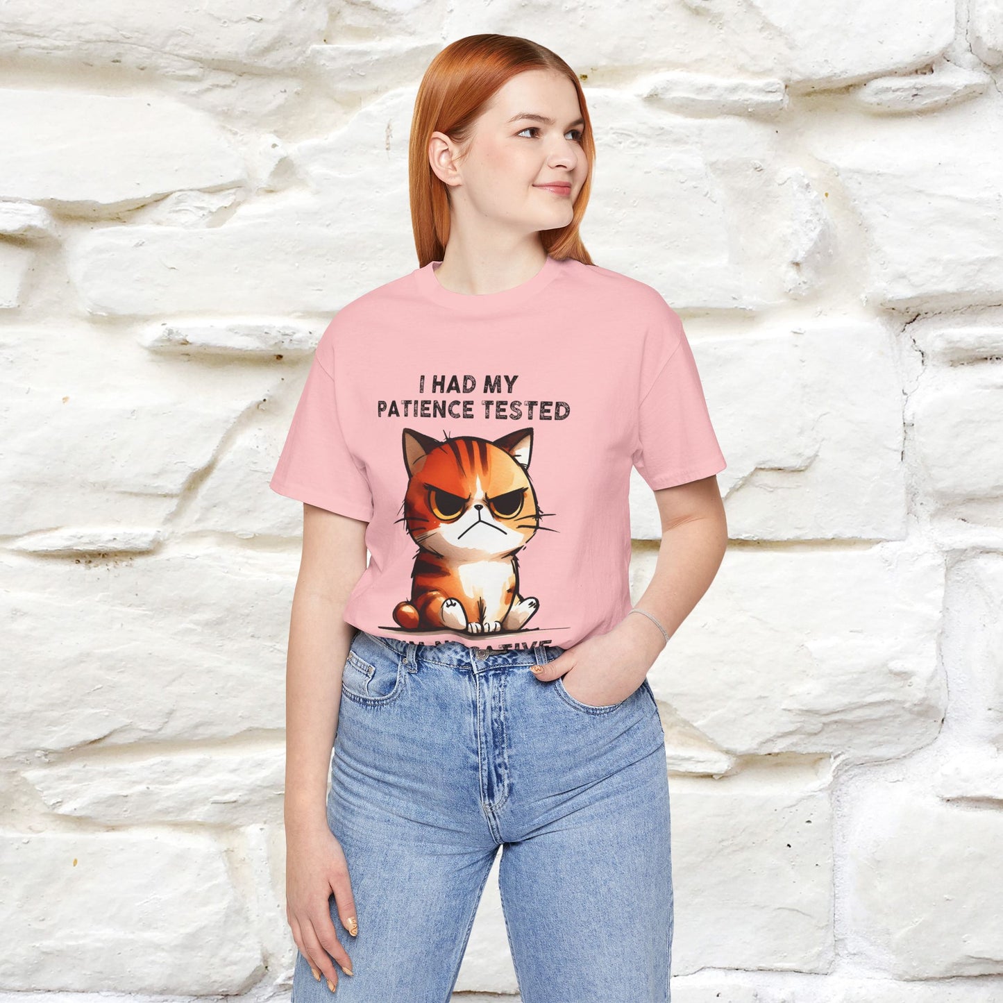 ''I Had My Patience Tested, I'm Negative''| CatT-Shirt | Nunu&Miao Studio