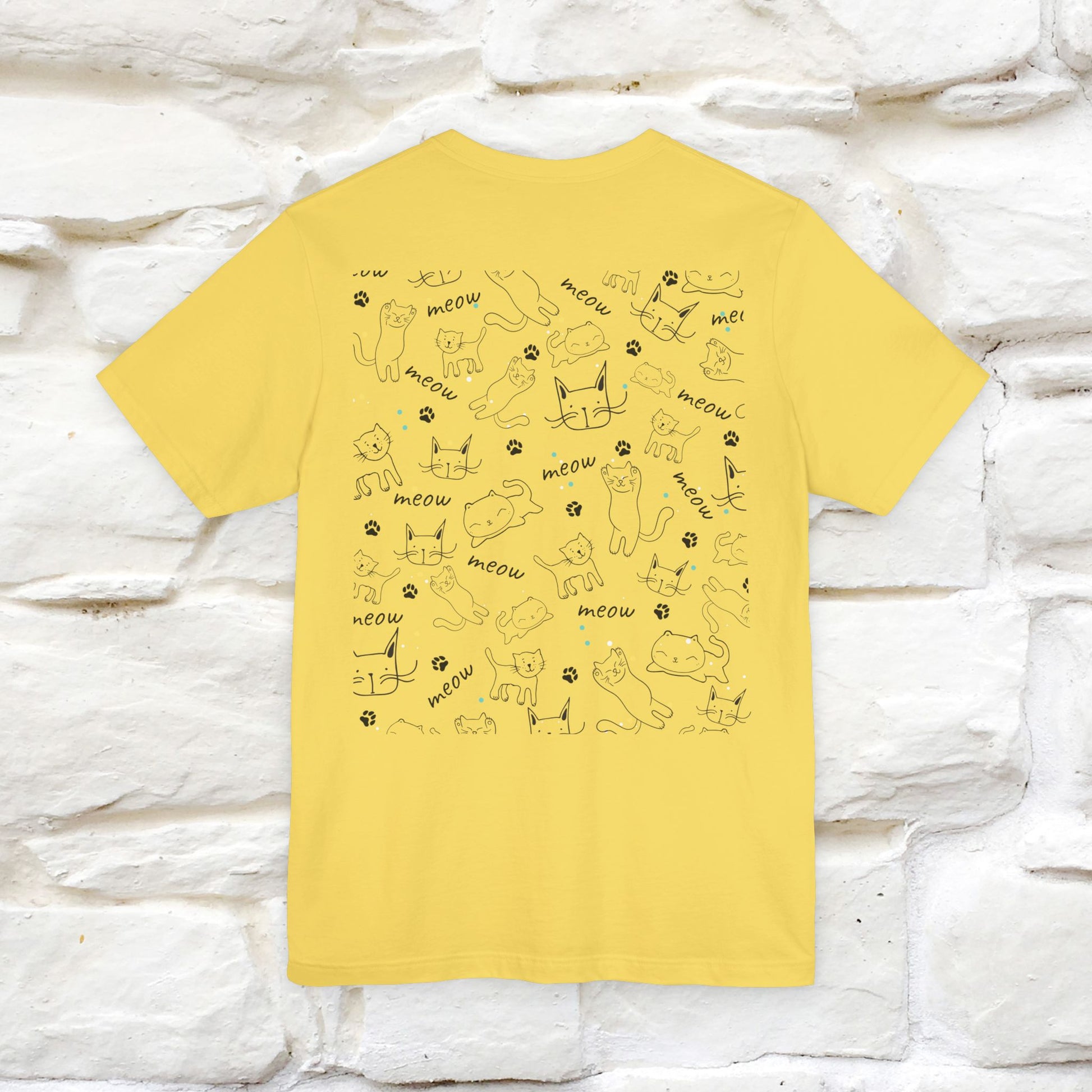 "Antidepressants" Cat T-Shirt | Front & Back Design | Nunu&Miao Studio - Nunu&Miao Studio