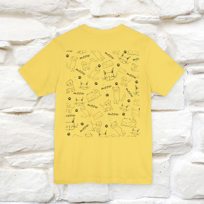 "Antidepressants" Cat T-Shirt | Front & Back Design | Nunu&Miao Studio - Nunu&Miao Studio