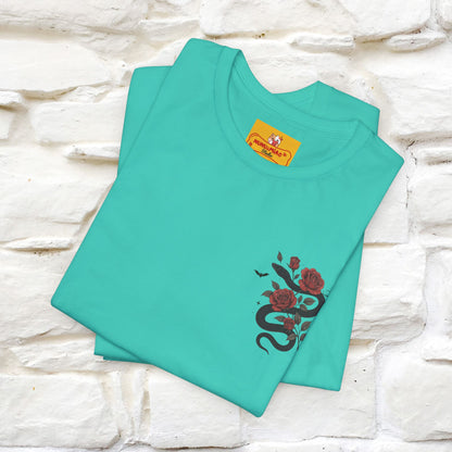 "The Rose and The Snake " Halloween T-shirt |Nunu&Miao Studio - Nunu&Miao Studio