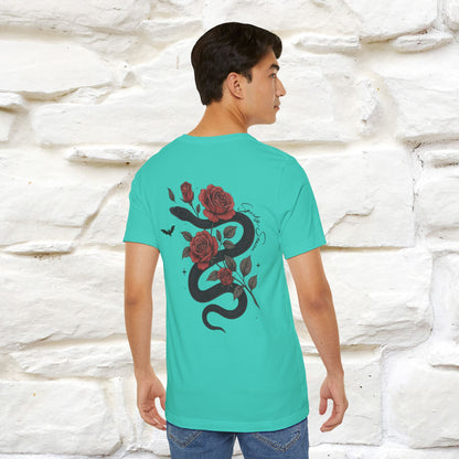 "The Rose and The Snake " Halloween T-shirt |Nunu&Miao Studio - Nunu&Miao Studio