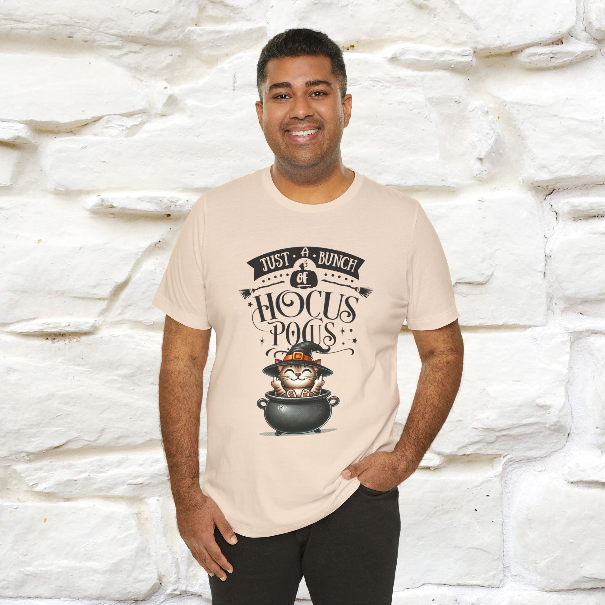 "Just A Bunch Of Hocus Pocus" Cat  T-shirt |Nunu&Miao Studio - Nunu&Miao Studio