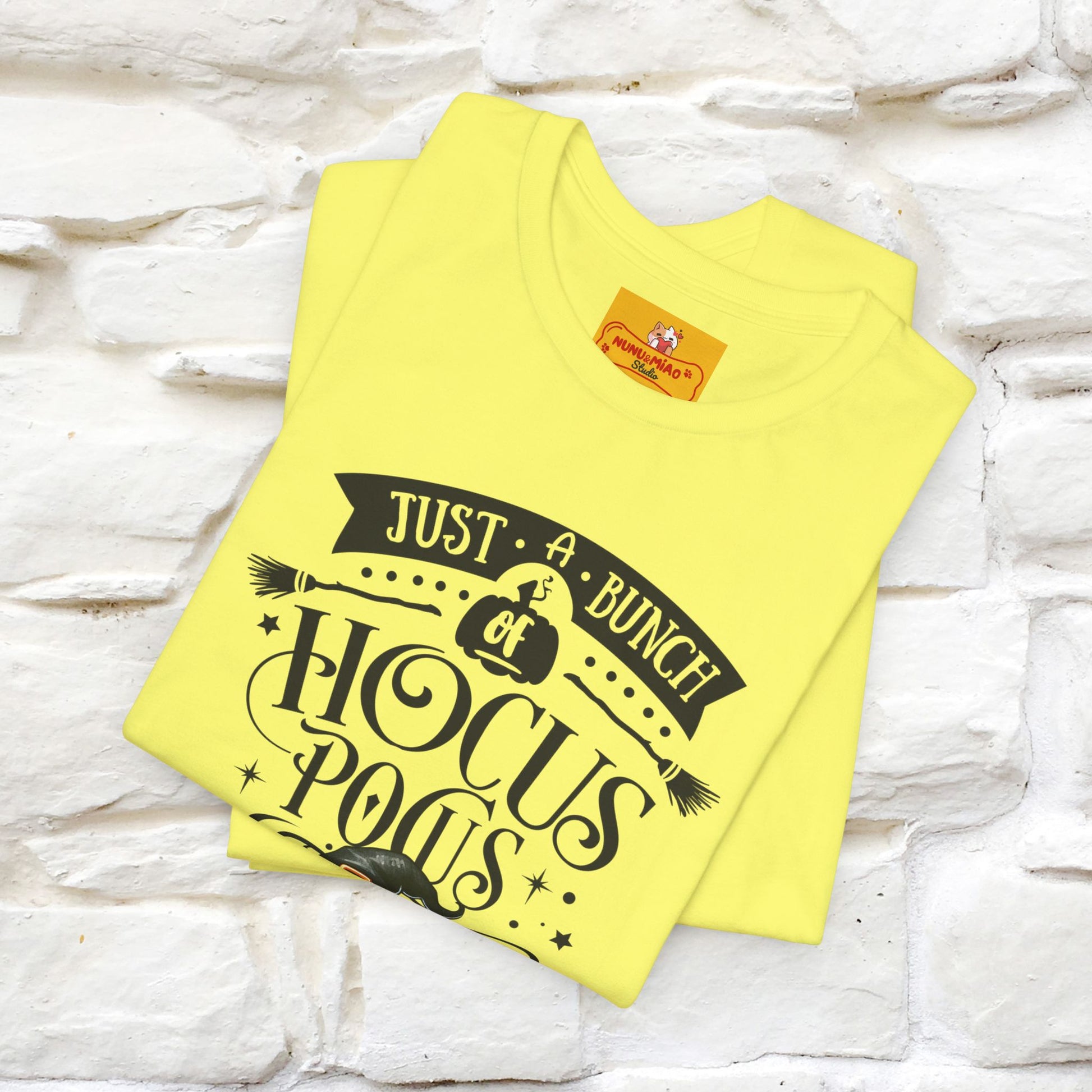 "Just A Bunch Of Hocus Pocus" Cat  T-shirt |Nunu&Miao Studio - Nunu&Miao Studio