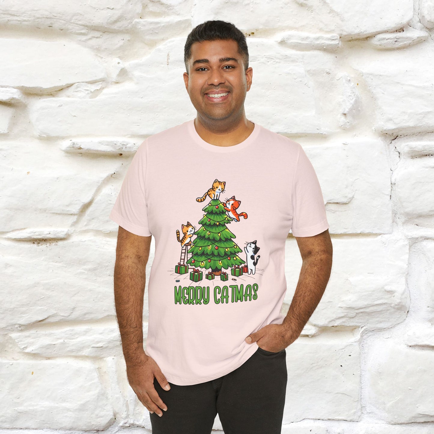 ''Merry Catmas'' | Cattitude Christmas Tee| Nunu&Miao Studio - Nunu&Miao Studio