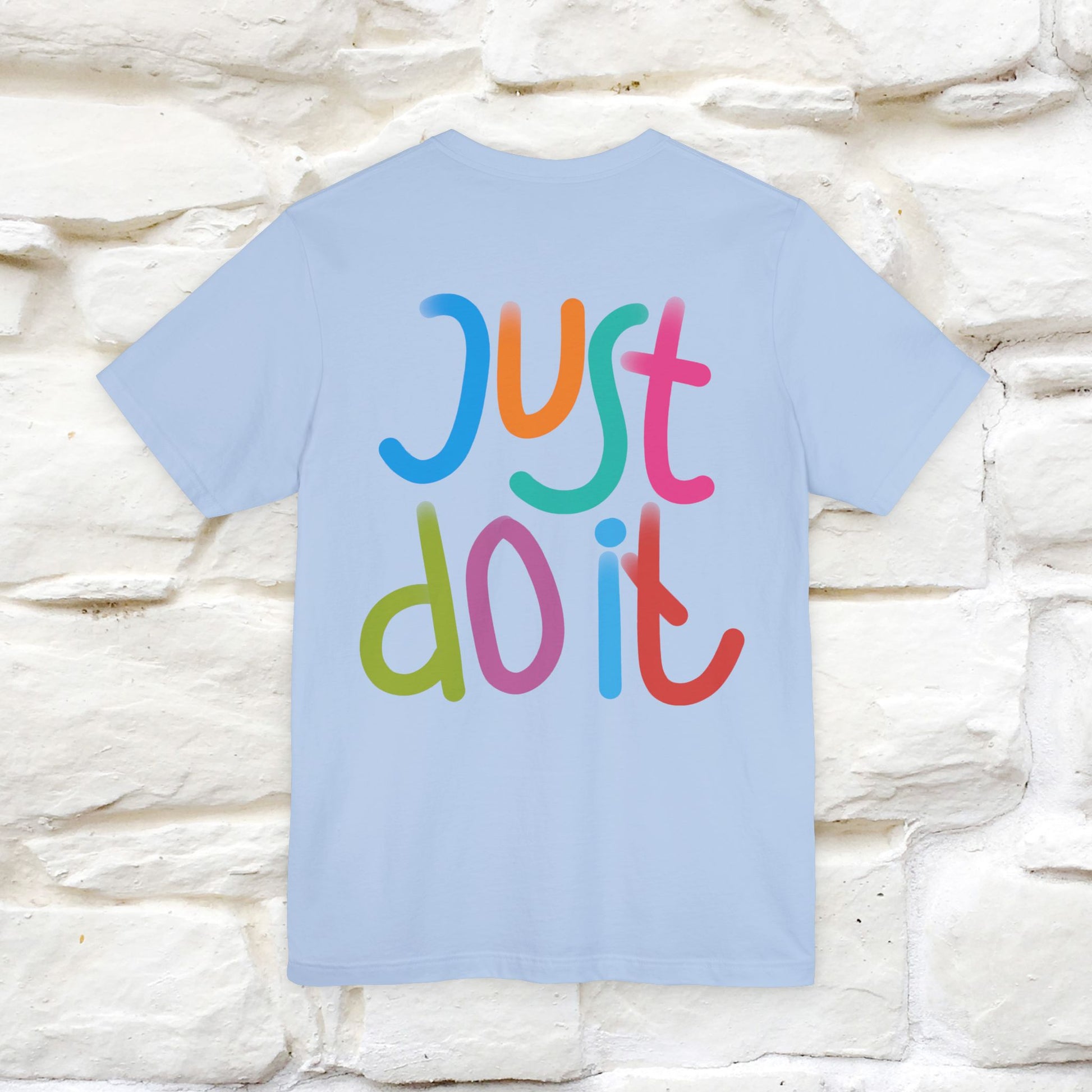 "Yes, Just Do It" Cat T-Shirt| Front & Back Design | Nunu&Miao Studio - Nunu&Miao Studio