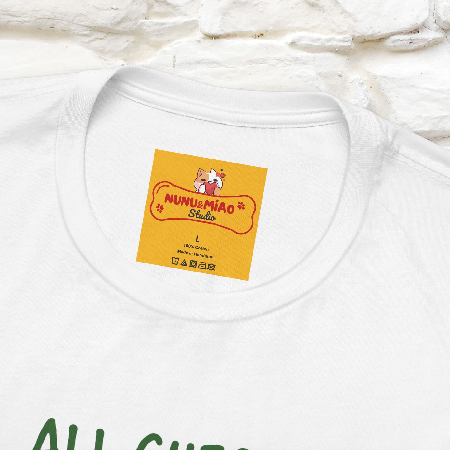 "All Guest Must Be Approved By The Cat - NO,MAYBE" Cat T-shirt |Nunu&Miao Studio
