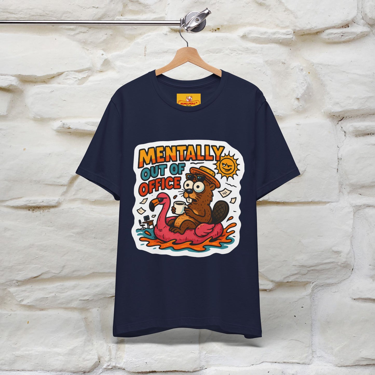 ''Mentally Out Of Office''|  Sarcastic Cat T-Shirt | Nunu&Miao Studio