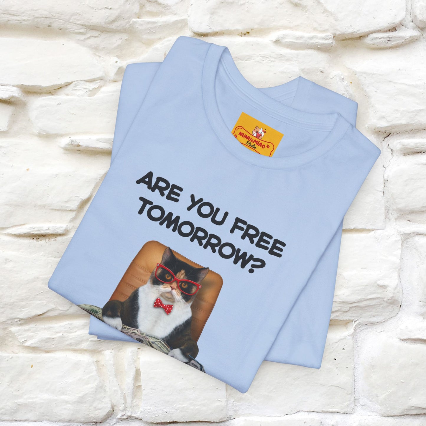 “Are You Fee Tomorrow?” | Cat T-Shirt | Nunu&Miao Studio