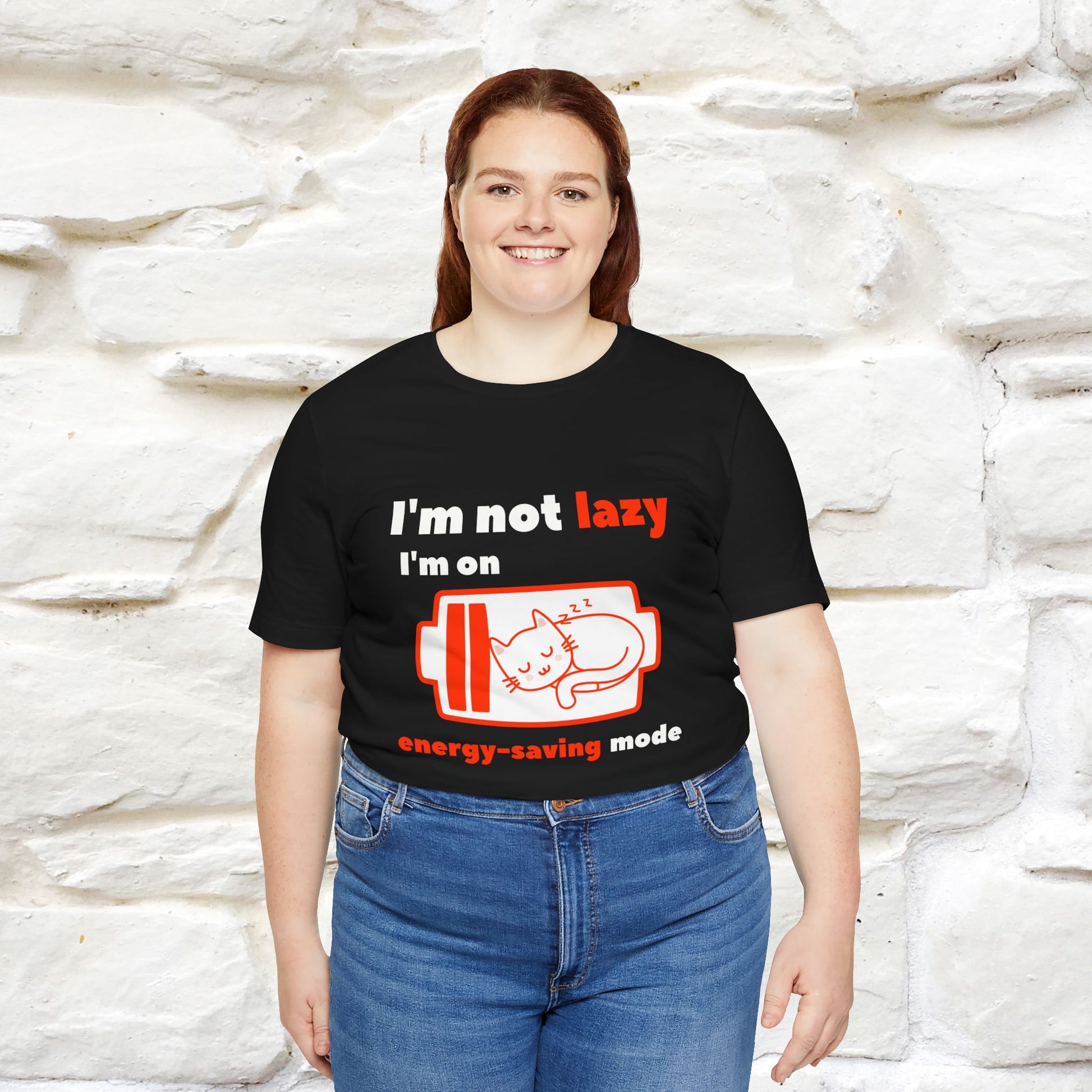 ''I am Not Lazy...'' Cat T-Shirt | Nunu&Miao Studio - Nunu&Miao Studio