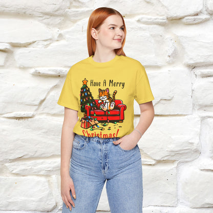 "Have A Merry..." |Funny Cat  T-Shirt | Nunu&Miao Studio