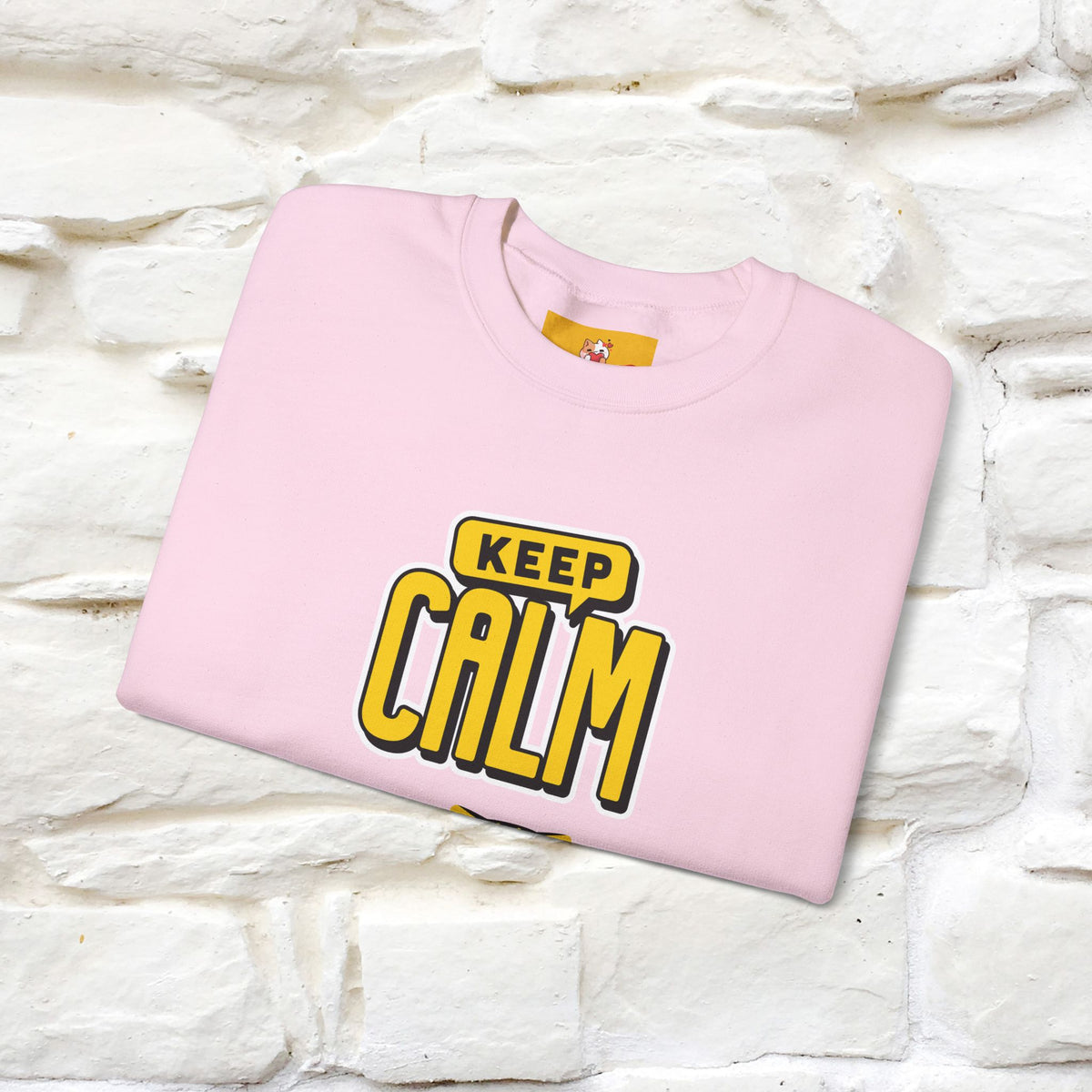"Keep Calm'' |Cat Sweatshirt | Nunu&Miao Studio